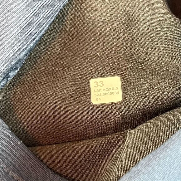 Lululemon ABC Warpstreme Men's Pants 33X26 Navy Blue Square Dot LM5AQXS - Picture 8 of 8